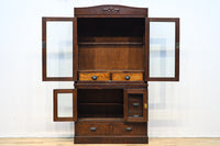 装飾性の高い杢目模様がレトロ感を高めるガラスケース BB2724