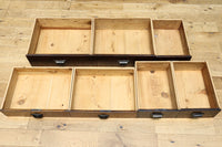 装飾性の高い杢目模様がレトロ感を高めるガラスケース BB2724