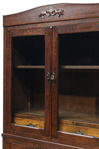 装飾性の高い杢目模様がレトロ感を高めるガラスケース BB2724