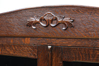 装飾性の高い杢目模様がレトロ感を高めるガラスケース BB2724