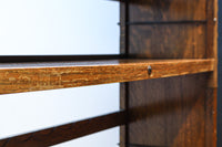 オークづくりのお洒落なスタッキング式本棚 BB2754