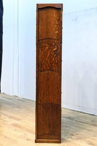 オークづくりのお洒落なスタッキング式本棚 BB2754