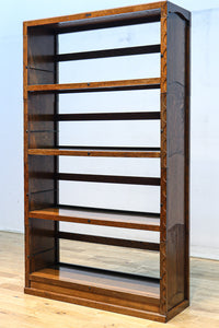 オークづくりのお洒落なスタッキング式本棚 BB2754