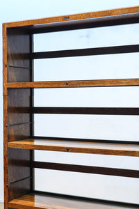 オークづくりのお洒落なスタッキング式本棚 BB2754