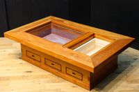 特大サイズ!!欅の杢目が浮かぶ美しい色艶をした関西火鉢 BB2792