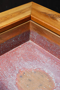 特大サイズ!!欅の杢目が浮かぶ美しい色艶をした関西火鉢 BB2792