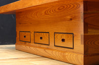 特大サイズ!!欅の杢目が浮かぶ美しい色艶をした関西火鉢 BB2792