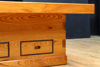 特大サイズ!!欅の杢目が浮かぶ美しい色艶をした関西火鉢 BB2792