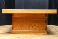 特大サイズ!!欅の杢目が浮かぶ美しい色艶をした関西火鉢 BB2792