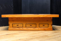 特大サイズ!!欅の杢目が浮かぶ美しい色艶をした関西火鉢 BB2792