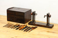 塗り重ねられた漆が雅な漆塗り道具セット BB2821