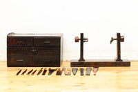 塗り重ねられた漆が雅な漆塗り道具セット BB2821