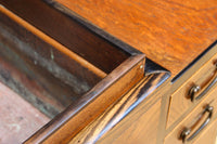 黒柿をアクセントにした欅杢目の美しい関東火鉢 BB2878