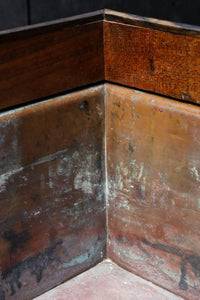 黒柿をアクセントにした欅杢目の美しい関東火鉢 BB2878