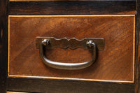 黒柿をアクセントにした欅杢目の美しい関東火鉢 BB2878