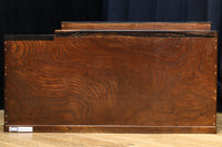 黒柿をアクセントにした欅杢目の美しい関東火鉢 BB2878