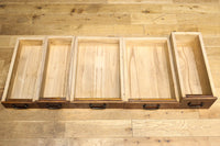 黒柿をアクセントにした欅杢目の美しい関東火鉢 BB2878