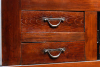 稀少幅2107ミリ‼ 艶やかで雅やかな色彩の貫禄溢れる極上近江水屋箪笥 BB2909