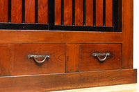 稀少幅2107ミリ‼ 艶やかで雅やかな色彩の貫禄溢れる極上近江水屋箪笥 BB2909