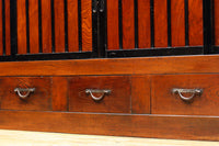 稀少幅2107ミリ‼ 艶やかで雅やかな色彩の貫禄溢れる極上近江水屋箪笥 BB2909