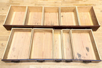 稀少幅2107ミリ‼ 艶やかで雅やかな色彩の貫禄溢れる極上近江水屋箪笥 BB2909