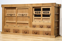 極上!! 美しい木地色に自然美が際立つ京水屋箪笥 BB2911