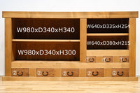 極上!! 美しい木地色に自然美が際立つ京水屋箪笥 BB2911