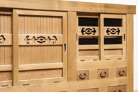 極上!! 美しい木地色に自然美が際立つ京水屋箪笥 BB2911