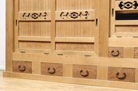 極上!! 美しい木地色に自然美が際立つ京水屋箪笥 BB2911