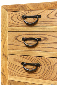 極上の欅杢目が流れる風格漂う小箪笥 BB2914