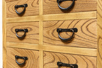 極上の欅杢目が流れる風格漂う小箪笥 BB2914