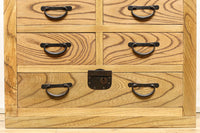 極上の欅杢目が流れる風格漂う小箪笥 BB2914