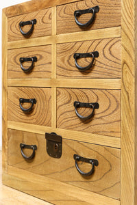 極上の欅杢目が流れる風格漂う小箪笥 BB2914