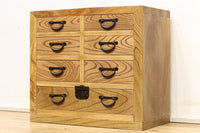 極上の欅杢目が流れる風格漂う小箪笥 BB2914