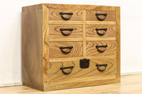 極上の欅杢目が流れる風格漂う小箪笥 BB2914