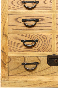 極上の欅杢目が流れる風格漂う小箪笥 BB2914