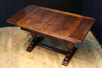 和モダンな脚装飾が魅力的なドローリーフテーブル BB2918