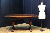 和モダンな脚装飾が魅力的なドローリーフテーブル BB2918