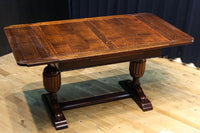 和モダンな脚装飾が魅力的なドローリーフテーブル BB2918