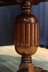 和モダンな脚装飾が魅力的なドローリーフテーブル BB2918