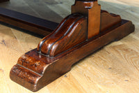 和モダンな脚装飾が魅力的なドローリーフテーブル BB2918