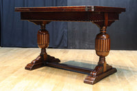 和モダンな脚装飾が魅力的なドローリーフテーブル BB2918