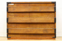 引き出し25杯を備えた上質なレトロ感漂う収納箪笥 BB2923