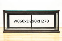 時代の雰囲気も楽しめる味わい深い五面ガラスケース BB2932