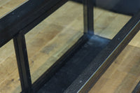 時代の雰囲気も楽しめる味わい深い五面ガラスケース BB2932