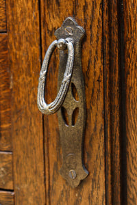 モールガラスがお洒落な観音扉の大型サイズ本棚 BB2977