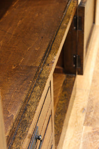 モールガラスがお洒落な観音扉の大型サイズ本棚 BB2977