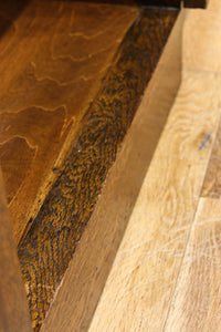 モールガラスがお洒落な観音扉の大型サイズ本棚 BB2977