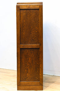 モールガラスがお洒落な観音扉の大型サイズ本棚 BB2977