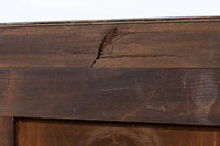 モールガラスがお洒落な観音扉の大型サイズ本棚 BB2977